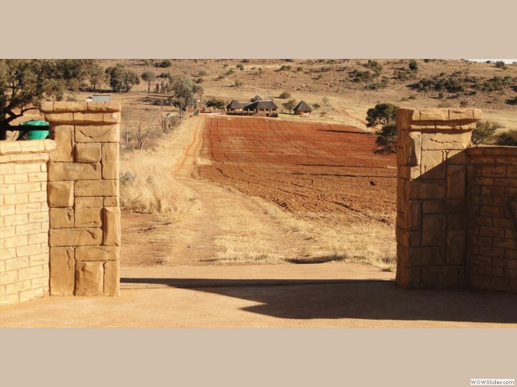 Gateway at Farm Entrance